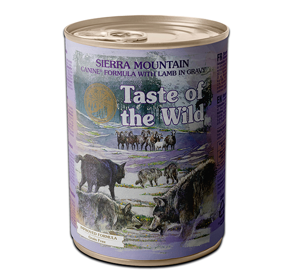 Taste Of The Wild Sierra Mountain Canine Recipe 390g Furever Bless